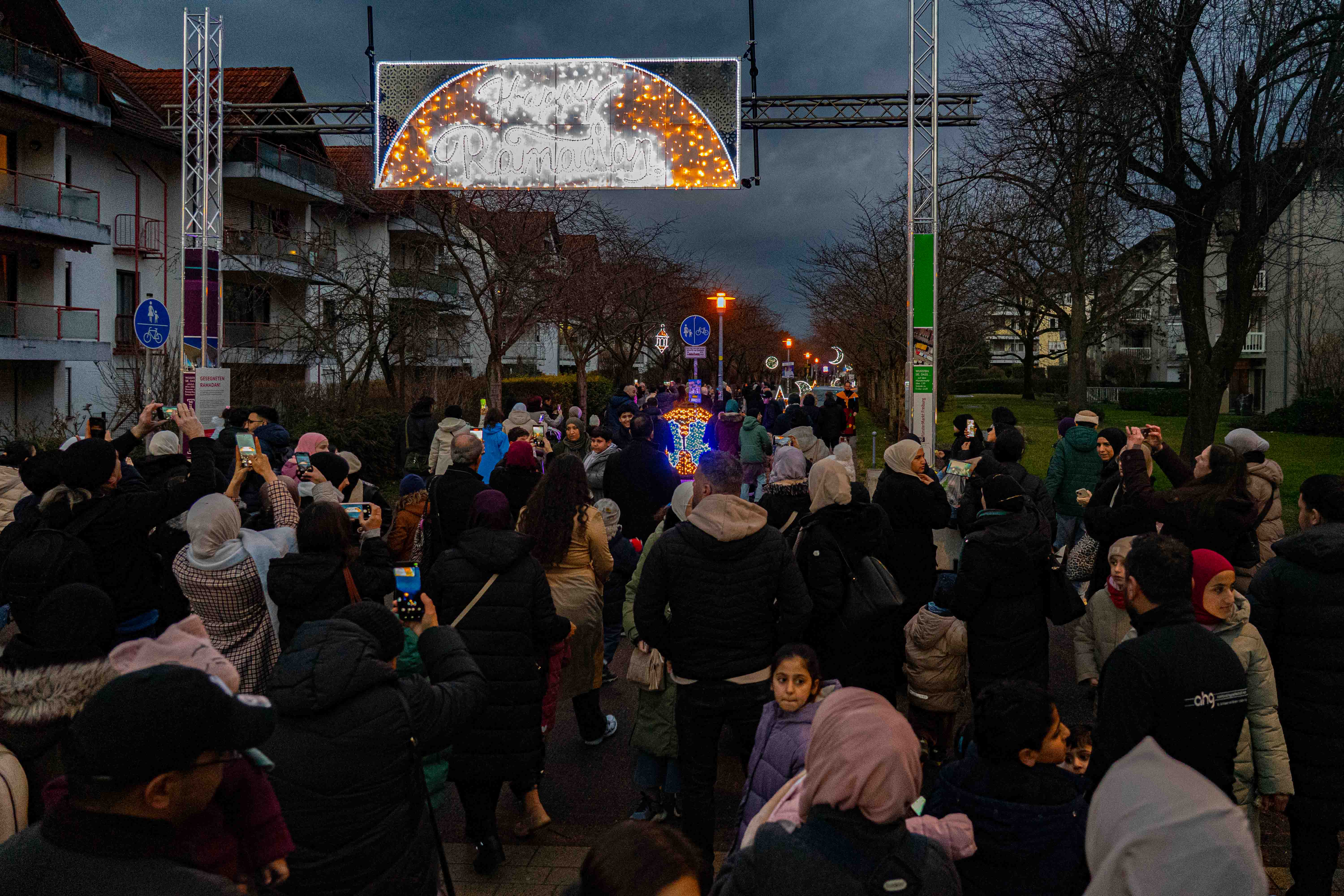 Ramadan-Beleuchtung als Zeichen des Miteinanders