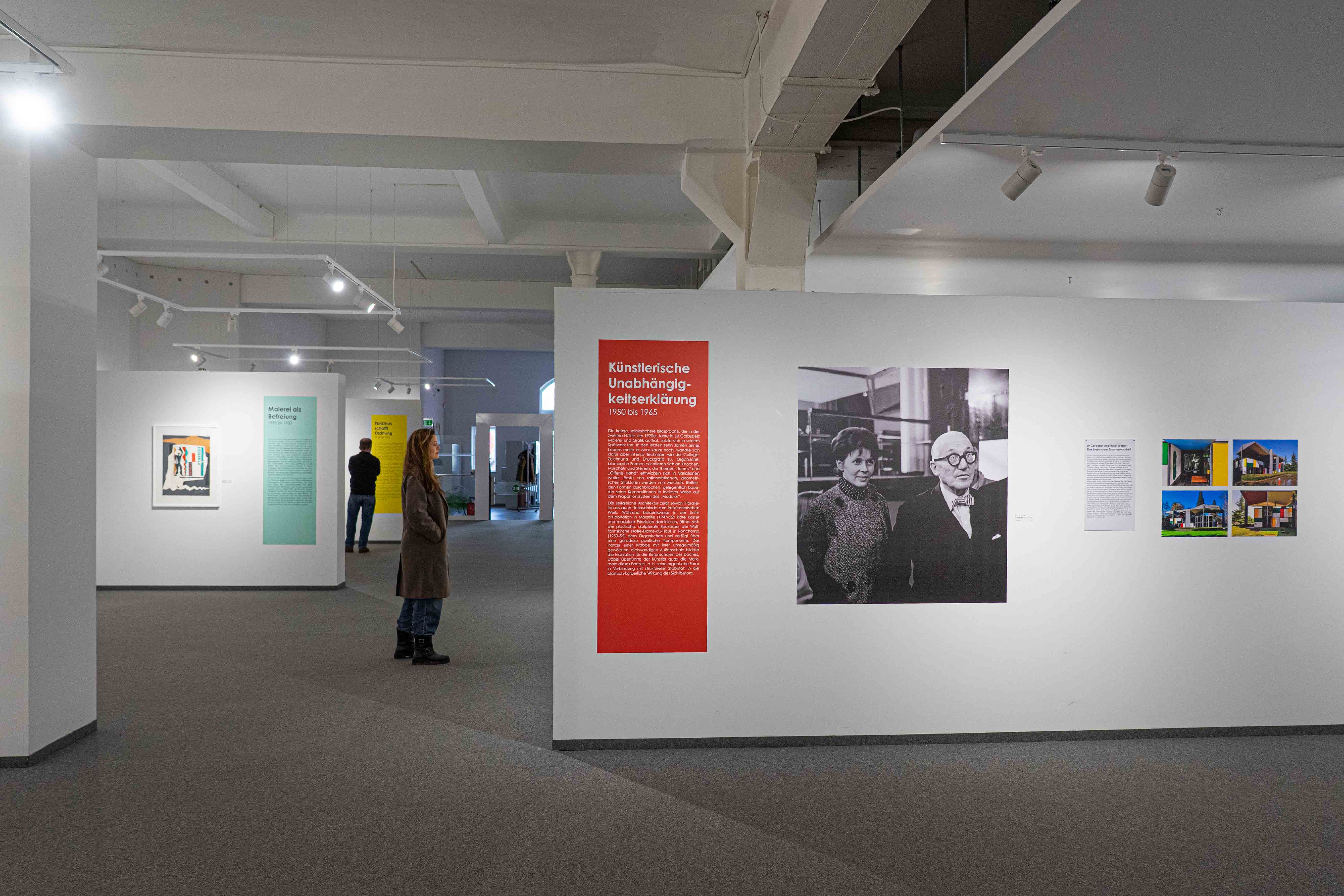 Le-Corbusier-Ausstellung in der Kunsthalle Messmer. Foto: Arne Bicker
