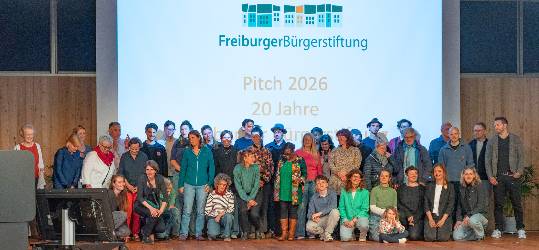 Es wurde mal wieder gepitcht bei der Freiburger Bürgerstiftung - am 11. März 2026 im Hause JobRad. Foto: Arne Bicker