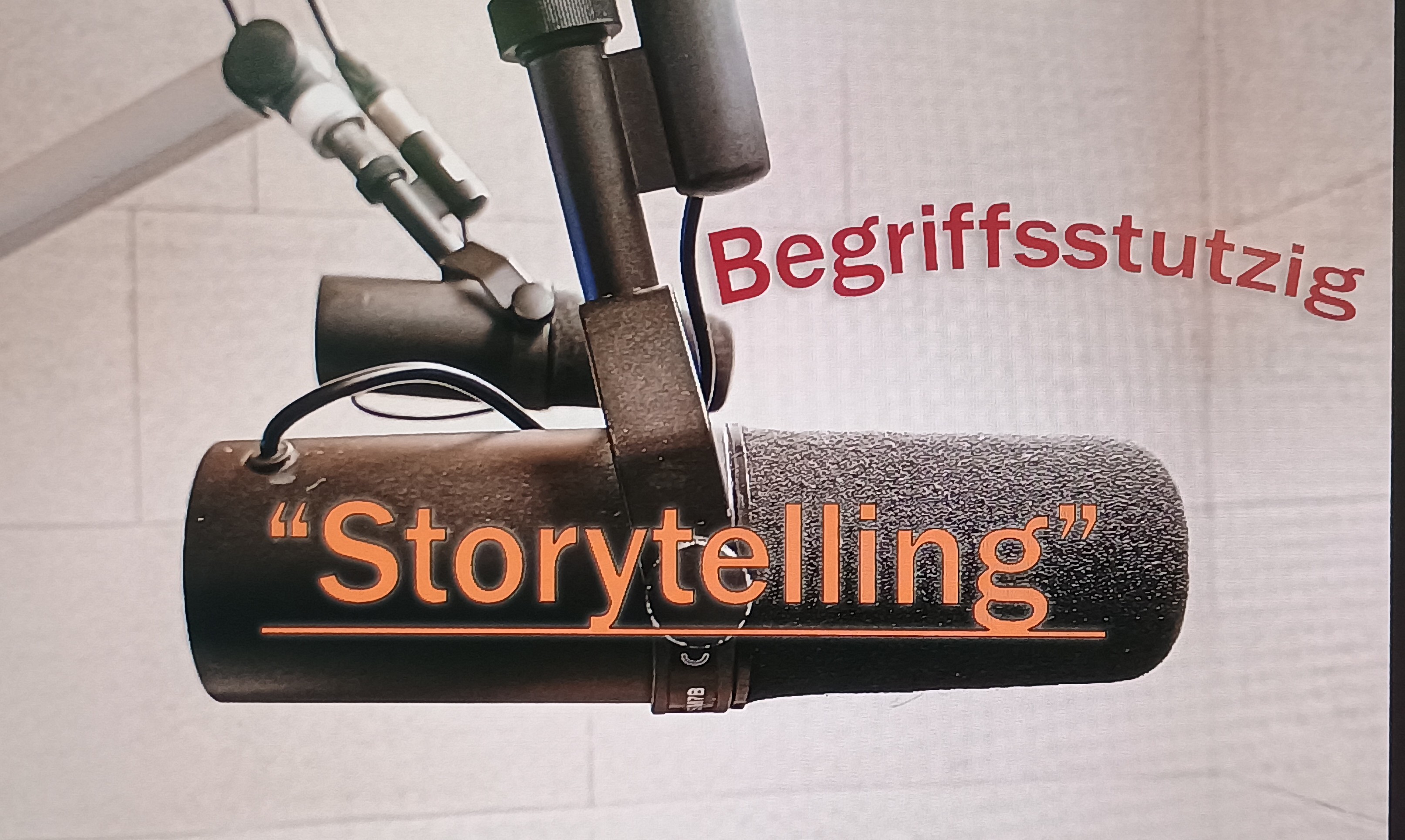 Storytelling? - Begriffsstutzig, das Gespräch im Schopf2Magazin-Audio. Foto: Arne Bicker