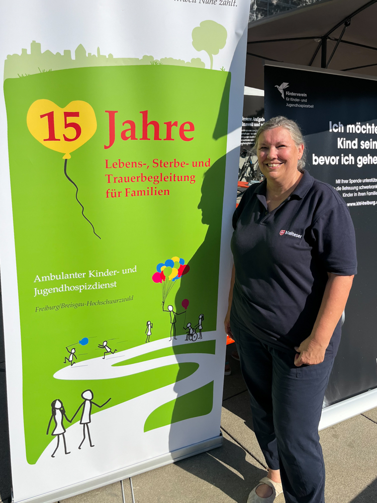Beate Brenner ist leitende Koordinatorin des ambulanten Kinder und Jugendhospizdienstes für Freiburg und den Landkreis Breisgau-Hochschwarzwald. Foto: Sebastian Bargon